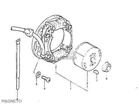 MAGNETO - RM250 1985 (F)
