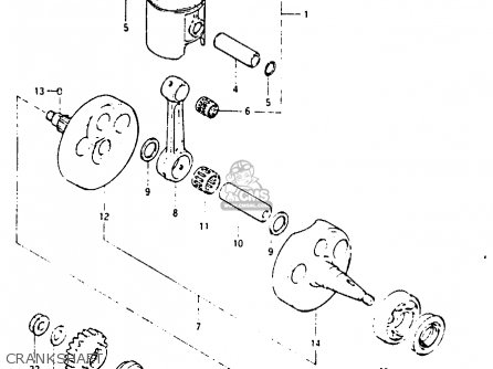 CRANKSHAFT - RM250 1985 (F)