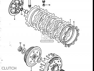 CLUTCH - RM250 1986 (G) USA (E03)