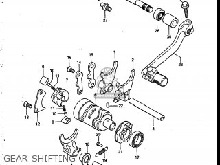GEAR SHIFTING - RM250 1986 (G) USA (E03)