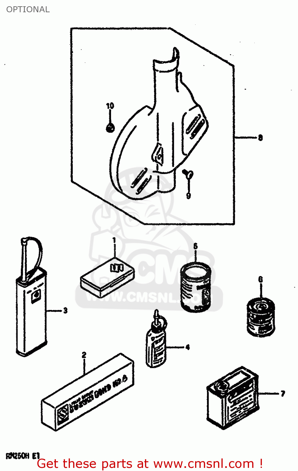 OPTIONAL RM250 1986 (G)