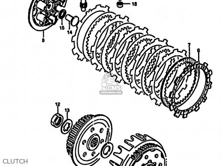 CLUTCH - RM250 1986 (G)