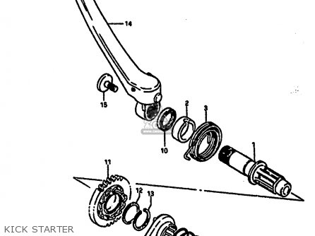 KICK STARTER - RM250 1986 (G)