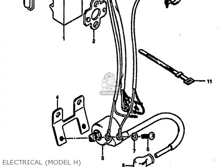 ELECTRICAL (MODEL H) - RM250 1986 (G)