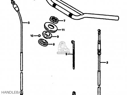 HANDLEBAR - RM250 1986 (G)