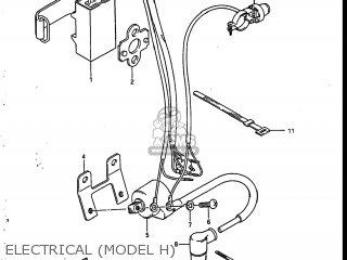 ELECTRICAL (MODEL H) - RM250 1987 (H) USA (E03)