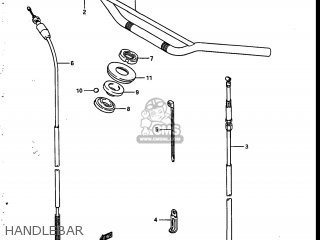 HANDLEBAR - RM250 1987 (H) USA (E03)