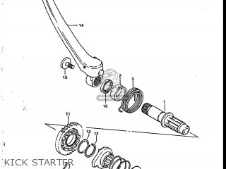 KICK STARTER - RM250 1987 (H) USA (E03)