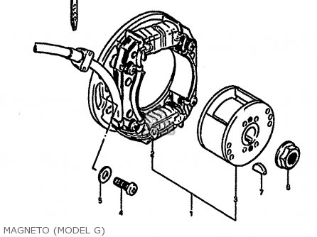 MAGNETO (MODEL G) - RM250 1987 (H)
