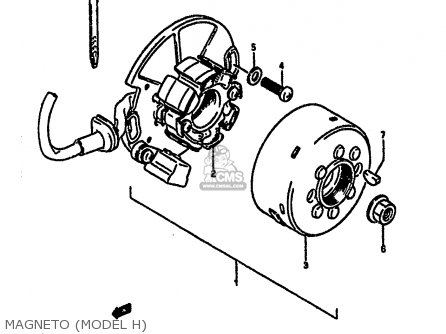 MAGNETO (MODEL H) - RM250 1987 (H)