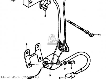 ELECTRICAL (MODEL G) - RM250 1987 (H)