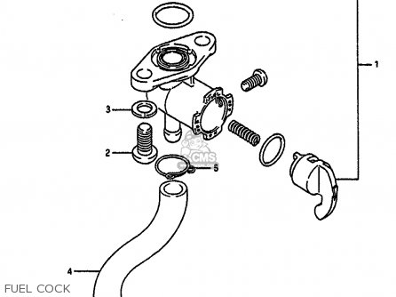 FUEL COCK - RM250 1988 (J) UNITED KINGDOM FRANCE AUSTRALIA (E02 E04 E24)