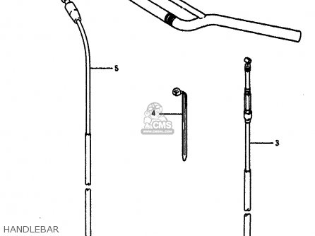 HANDLEBAR - RM250 1988 (J) UNITED KINGDOM FRANCE AUSTRALIA (E02 E04 E24)