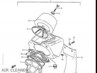 AIR CLEANER - RM250 1988 (J) USA (E03)