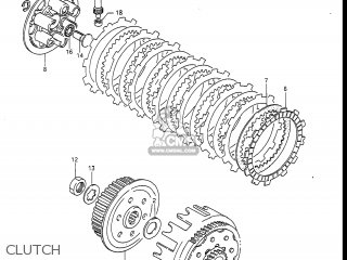 CLUTCH - RM250 1988 (J) USA (E03)