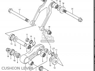 CUSHION LEVER - RM250 1988 (J) USA (E03)