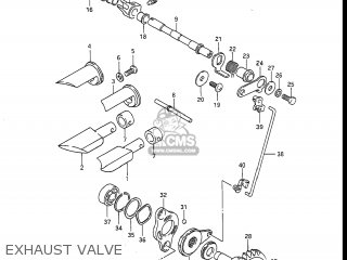 EXHAUST VALVE - RM250 1988 (J) USA (E03)