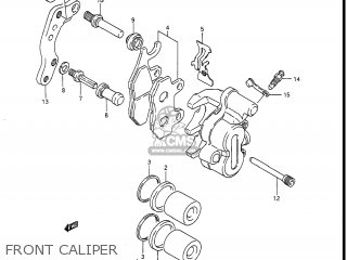 FRONT CALIPER - RM250 1988 (J) USA (E03)