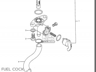 FUEL COCK - RM250 1988 (J) USA (E03)