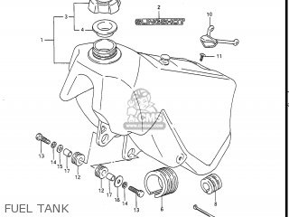 FUEL TANK - RM250 1988 (J) USA (E03)