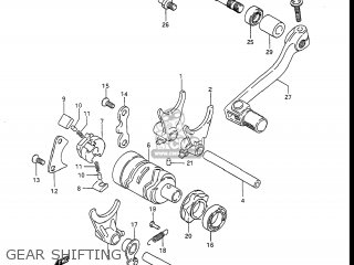 GEAR SHIFTING - RM250 1988 (J) USA (E03)