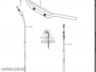 HANDLEBAR - RM250 1988 (J) USA (E03)