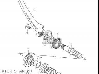 KICK STARTER - RM250 1988 (J) USA (E03)