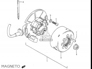 MAGNETO - RM250 1988 (J) USA (E03)