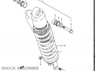 SHOCK ABSORBER - RM250 1988 (J) USA (E03)