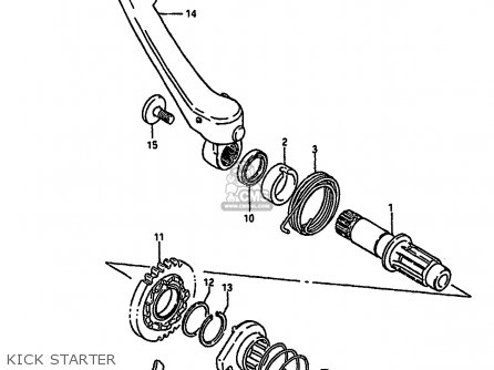 KICK STARTER - RM250 1989 (K) UNITED KINGDOM FRANCE AUSTRALIA (E02 E04 E24)