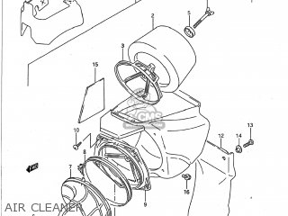 AIR CLEANER - RM250 1989 (K) USA (E03)