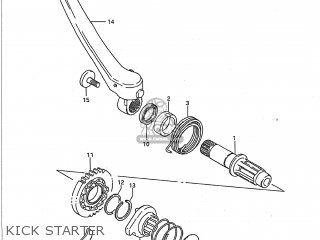KICK STARTER - RM250 1989 (K) USA (E03)