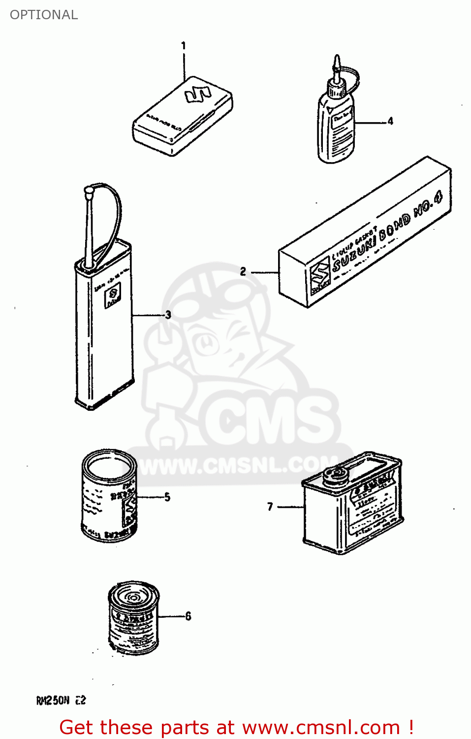OPTIONAL RM250 1990 (L) UNITED KINGDOM FRANCE AUSTRALIA (E02 E04 E24)