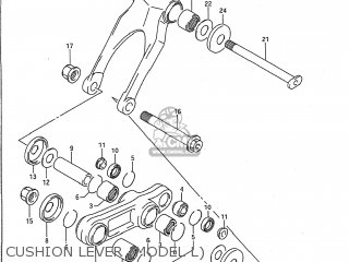 CUSHION LEVER (MODEL L) - RM250 1990 (L) USA (E03)