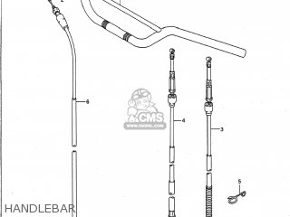 HANDLEBAR - RM250 1990 (L) USA (E03)