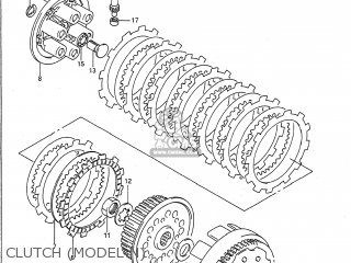 CLUTCH (MODEL N) - RM250 1991 (M) USA (E03)