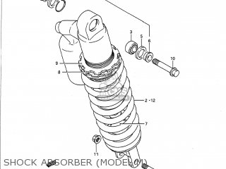 SHOCK ABSORBER (MODEL M) - RM250 1991 (M) USA (E03)