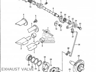 EXHAUST VALVE - RM250 1992 (N) USA (E03)