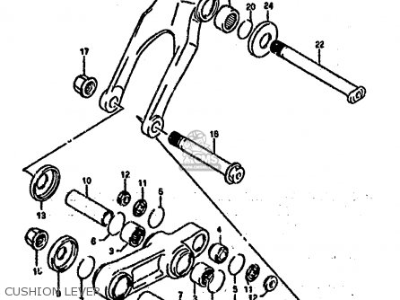 CUSHION LEVER - RM250 1993 (P) UNITED KINGDOM FRANCE AUSTRALIA (E02 E04 E24)