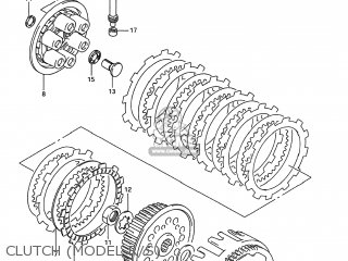 CLUTCH (MODEL R/S) - RM250 1993 (P) USA (E03)