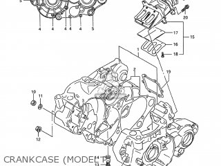 CRANKCASE (MODEL P) - RM250 1993 (P) USA (E03)