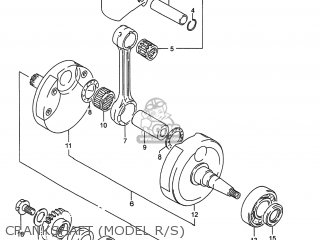 CRANKSHAFT (MODEL R/S) - RM250 1993 (P) USA (E03)