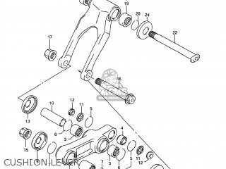 CUSHION LEVER - RM250 1993 (P) USA (E03)