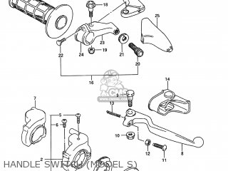 HANDLE SWITCH (MODEL S) - RM250 1993 (P) USA (E03)
