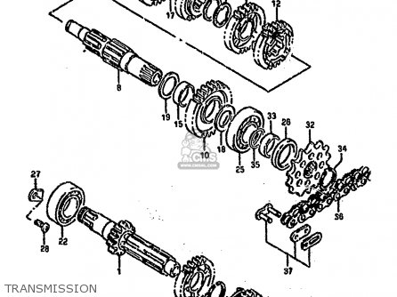 TRANSMISSION - RM250 1994 (R) UNITED KINGDOM FRANCE AUSTRALIA (E02 E04 E24)