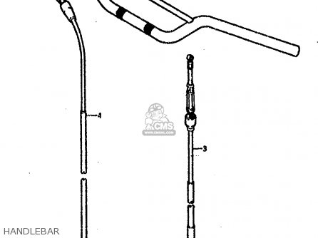 HANDLEBAR - RM250 1994 (R) UNITED KINGDOM FRANCE AUSTRALIA (E02 E04 E24)