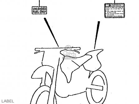 LABEL - RM250 1994 (R) UNITED KINGDOM FRANCE AUSTRALIA (E02 E04 E24)