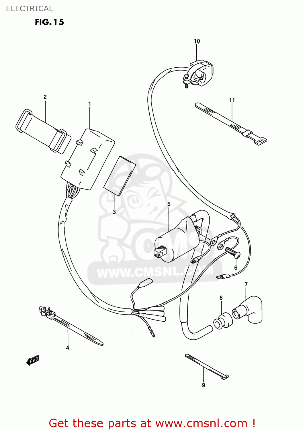 ELECTRICAL RM250 1994 (R) USA (E03)