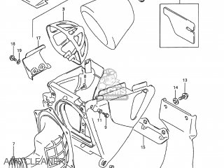 AIR CLEANER - RM250 1994 (R) USA (E03)