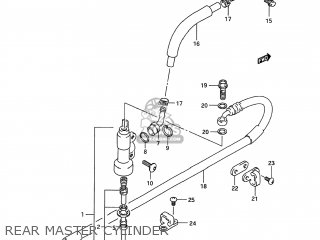 REAR MASTER CYLINDER - RM250 1994 (R) USA (E03)